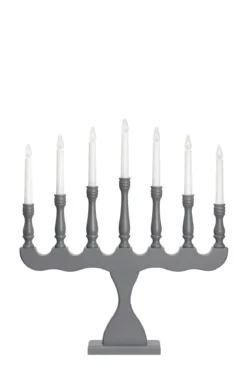 Svaneholm Adventsljusstake Grå 7 Ljus