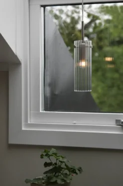 Tibia Fönsterlampa Transparent/Stål