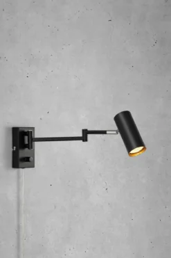 Torino Vägglampa Svart