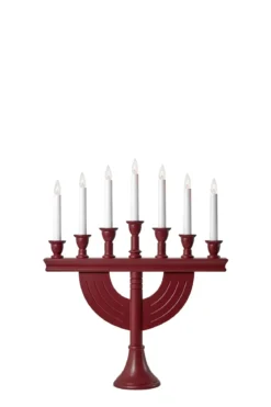 Torpa Adventljusstake Röd