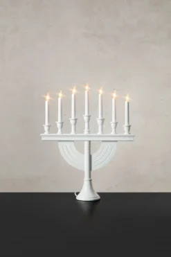 Torpa Adventljusstake Vit