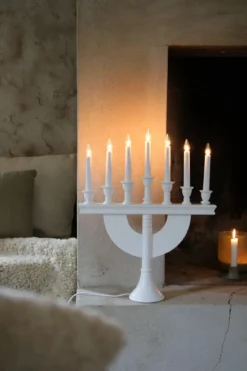 Torpa Adventljusstake Vit