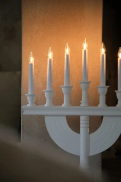 Torpa Adventljusstake Vit