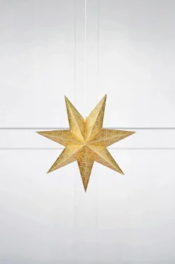 Tostared Stjärna Guld 45 cm