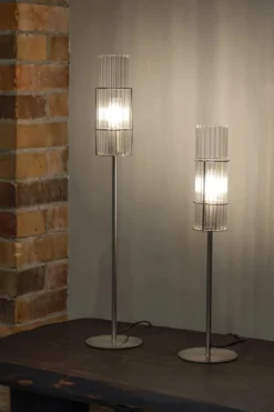 Tubo Bordslampa Nickel 50 cm