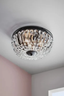 Vasa Kristallplafond Svart