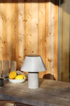 Vivo Bordslampa Solcell Grå