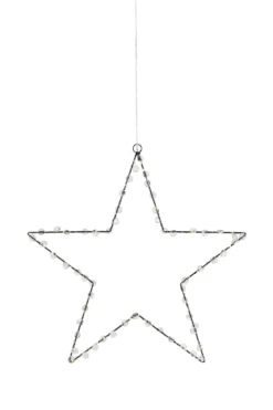 Wivi Stjärna Svart 50 cm