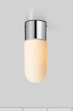 Zen Taklampa Krom/Vit