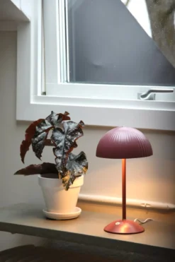 Zin Bordslampa Röd